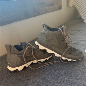 Sorel Men's Charcoal and White Sneakers